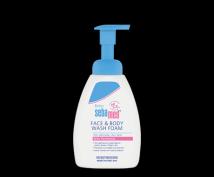 SEBAMED BABY FACE & BODY WASH FOAM 400ML