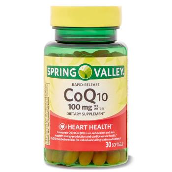 SPRING VALLEY COQ10 100MG SOFTGEL 30S