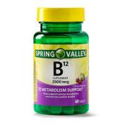 SPRING VALLEY VITAMIN B12 2500MCG 60S