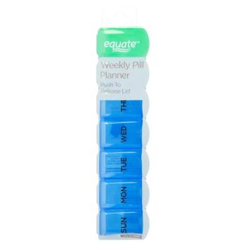 EQUATE WEEKLY PILL PLANNER S/S