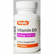 RUGBY VITAMIN D3 25MCG (1000IU) 90S