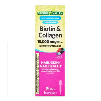 SPRING VALLEY BIOTIN & COLLAGEN LIQUID 29ML