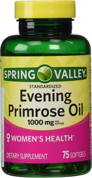 SPRING VALLEY EVENING PRIMROSE OIL 1000MG SOFTGEL 75S