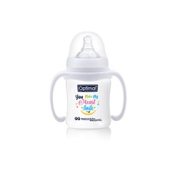 Optimal Wide Neck Feeding Bottle With Handle 180ml