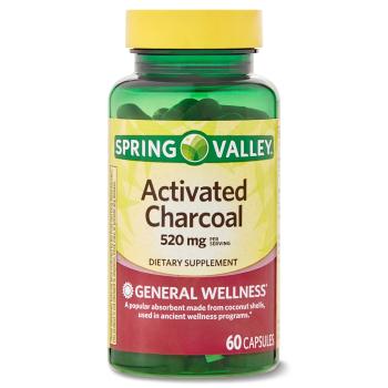 SPRING VALLEY ACTIVATED CHARCOAL 520MG 60S