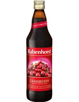 RABENHORST PURE CRANBERRY JUICE 750ML