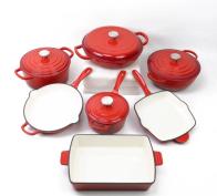 7-SET CAST IRON COOKWARE