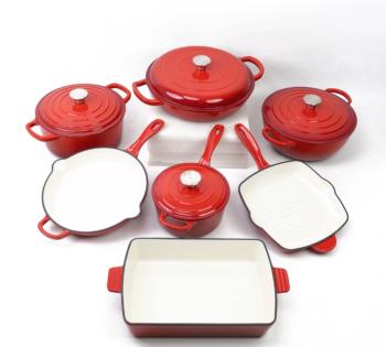 7-SET CAST IRON COOKWARE